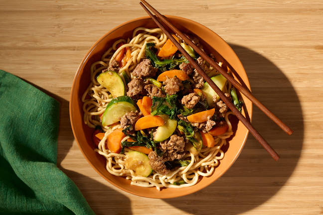 Quick Chinese Char Siu Beef Noodles