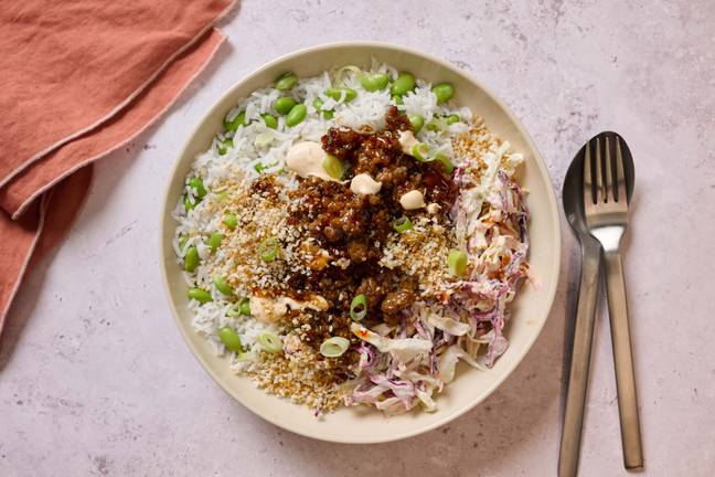 Bols de menchi katsu au bœuf émietté super rapides