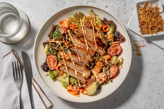 Makrut Lime Pork & Crunchy Noodle Salad