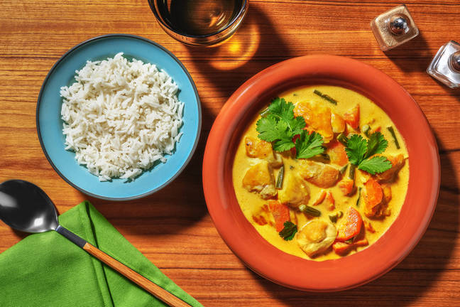 Creamy Tandoori Chicken & Green Bean Curry