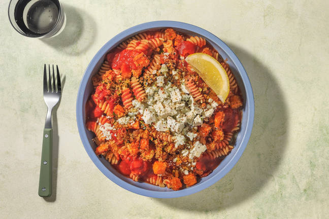 Roast Pumpkin & Goat Cheese Fusilli