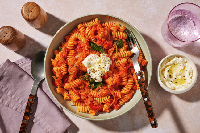 Rustic Ricotta & Leek Fusilli 