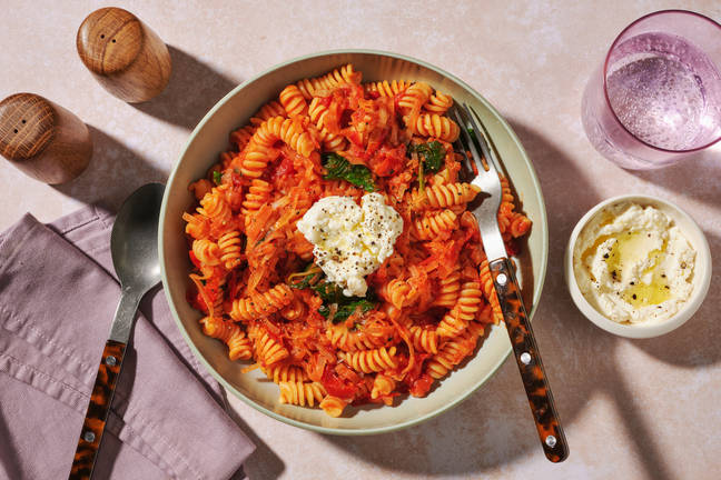 Rustic Ricotta & Leek Fusilli 