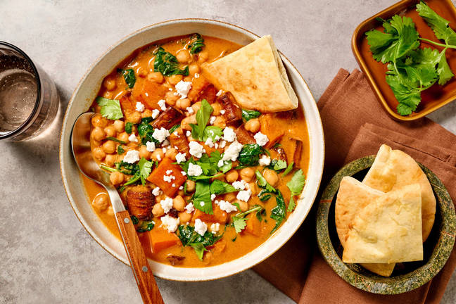 Moroccan Chickpea & Roast Pumpkin Soup