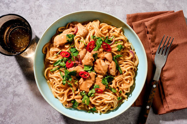 Hawker-Style Chicken Laksa Goreng