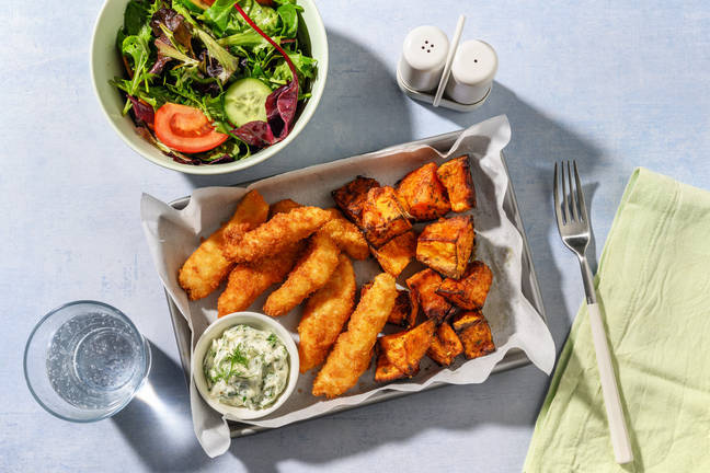 Chicken Dippers & Sweet Potato Bites