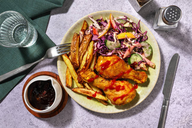 Kentucky-Style Fried Chicken & Fries