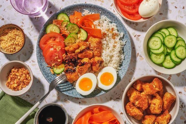 Popcorn Chicken Nasi Lemak-Inspired Bar 