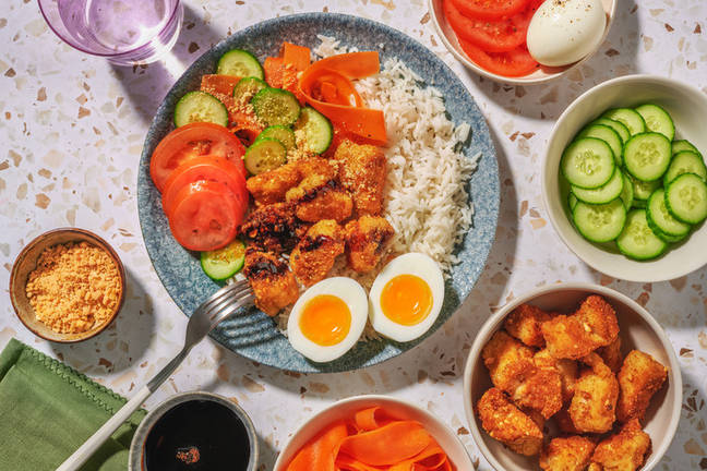 Popcorn Chicken Nasi Lemak-Inspired Bar 