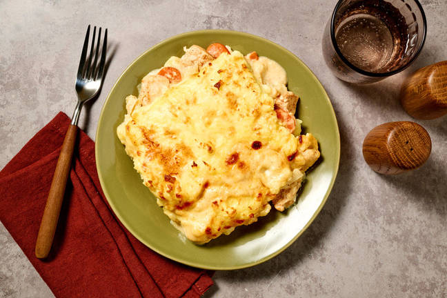 Creamy Chicken, Leek & Herb Pie