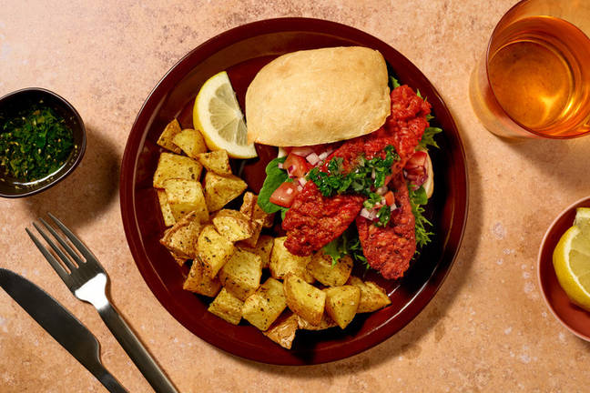 Argentinian Chorizo Choripán & Salsa Criolla