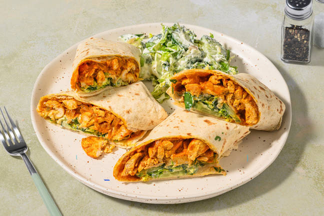 Bombay Korma Wrap mit Hähnchen