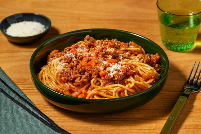 Rustic Beef Spaghetti Bolognese