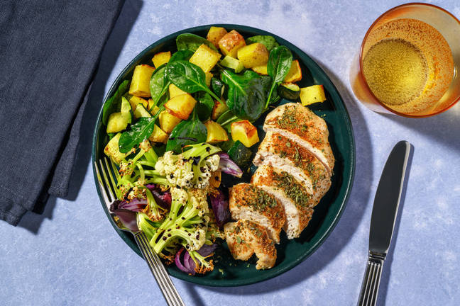 Herby Chicken & Honey-Balsamic Fioretto