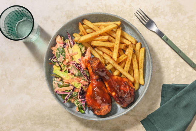 Sticky Sriracha-Glazed Chicken Drumsticks