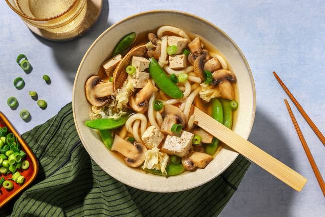 One-Pot Soft Tofu & Bambino Wombok Sukiyaki