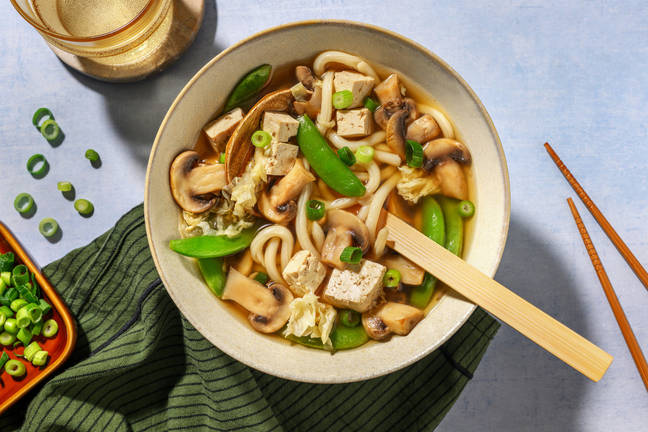 One-Pot Soft Tofu & Bambino Wombok Sukiyaki