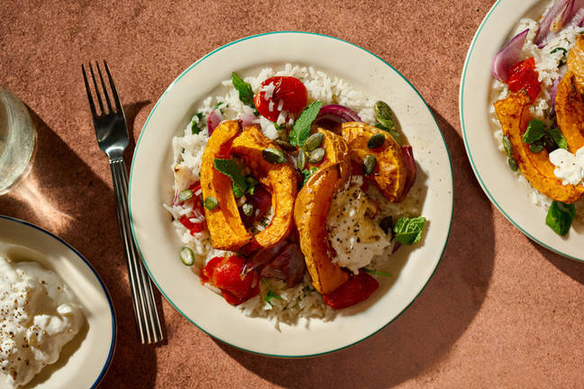 Spiced Pumpkin & Garlic Veggie Rice