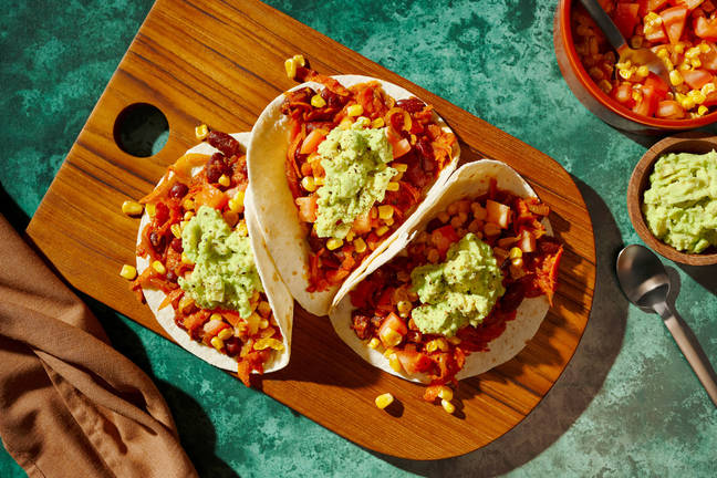 Loaded Plant-Based Kidney Bean Enchiladas