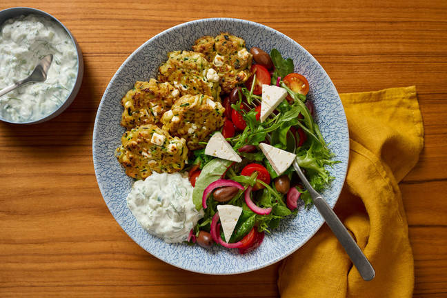 ‘Kolokithokeftedes’ Zucchini & Fetta Fritters