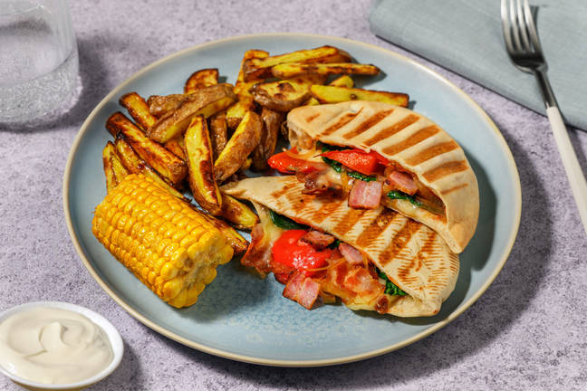 Bacon & Mozzarella Pita Pocket Melts