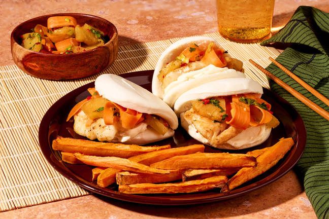John Dory & Nam Chim-Pineapple Salsa Baos