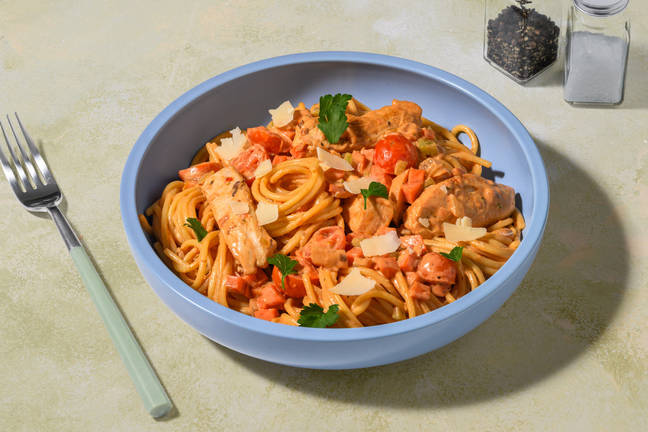 Creamy Chicken & Chilli Speedy Spaghetti