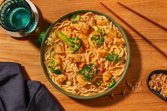 Thai Red Curry Chicken Noodle Soup