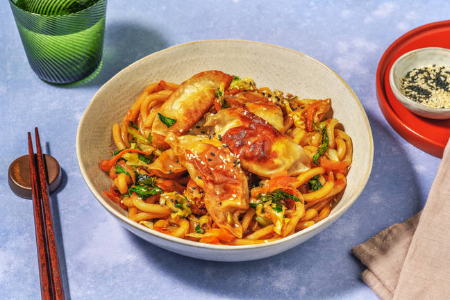 One-Pot Prawn Dumplings & Veggie Soup