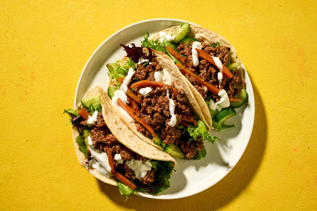 Super Easy Honey Harissa Beef Tacos