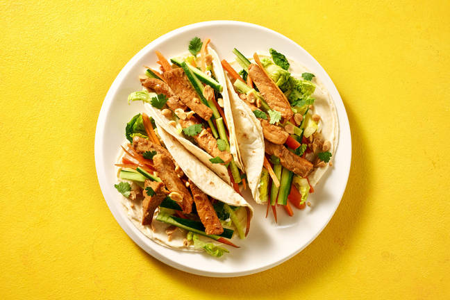 Express Sichuan-Glazed Pork Tacos