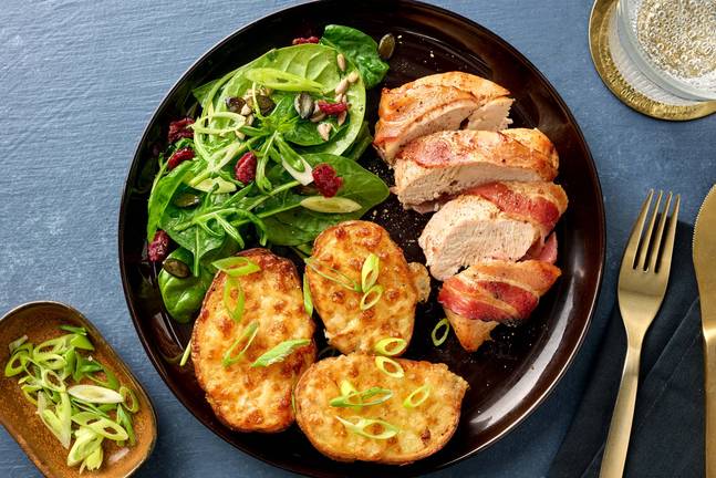 Maple Bacon-Wrapped Chicken