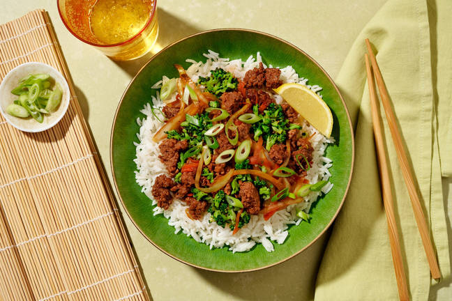 Express Teriyaki Beef & Rapid Rice Stir-Fry