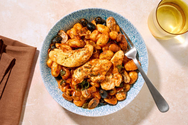 No Chop Chicken Cacciatore Gnocchi