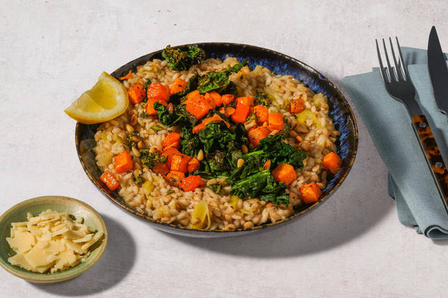 Baked Pumpkin & Herby Brown Butter Risotto