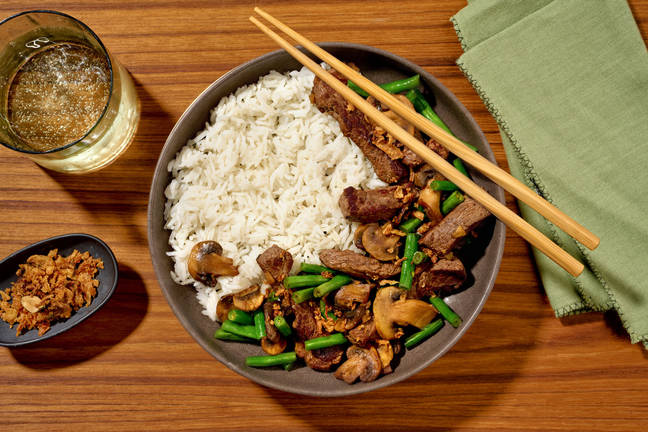 Garlic Beef & Mushroom Stir-Fry