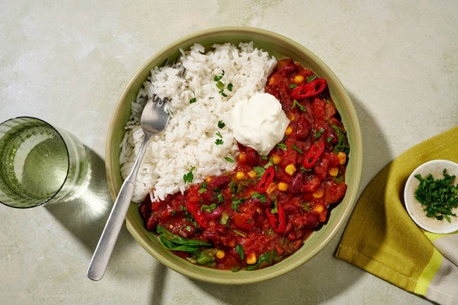 Rapid Rajma-Style Kidney Bean & Corn Curry
