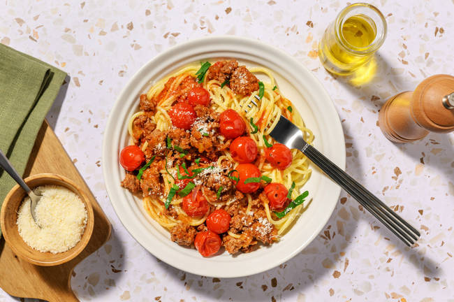 Classic Lamb & Cherry Tomato Fettuccine