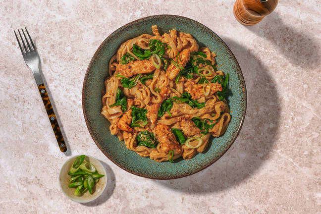Express Chicken & Peanut-Chilli Rice Noodles