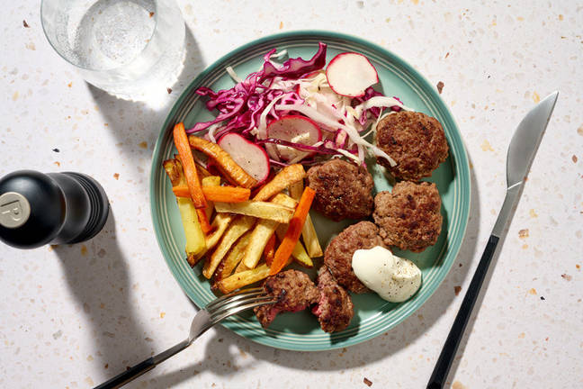 Apricot-Glazed Mumbai Lamb Rissoles