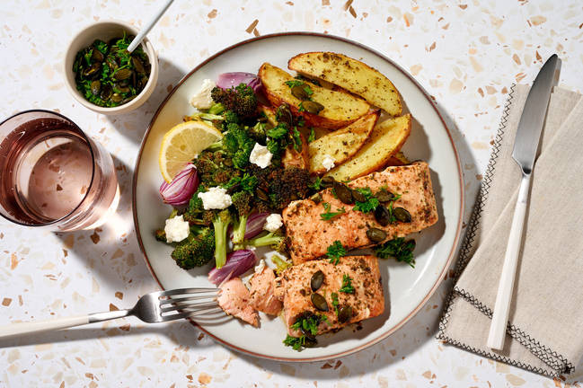 Sportersfavoriet: XL portie zalm met witte kaas