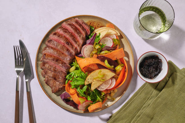Beef Rump & Balsamic Brussels Sprouts Salad