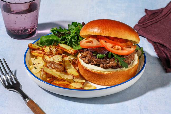 Italian Herby Beef & Truffle Mayo Burger