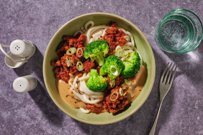 Trending Creamy Mapo Pork & Tofu Udon