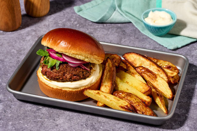 Spiced Middle Eastern Lamb Burger 