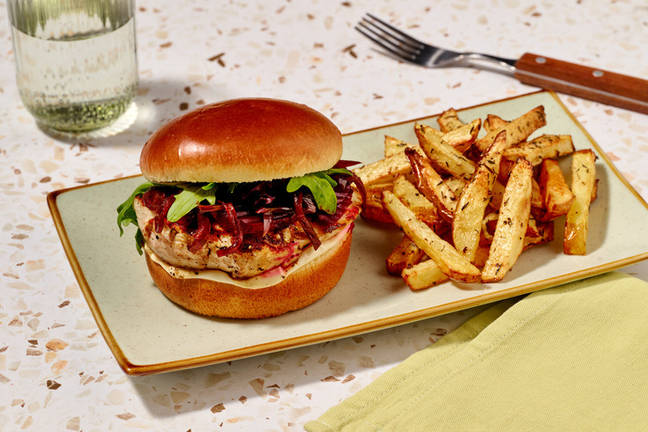 Classic Chicken & Caramelised Onion Burger
