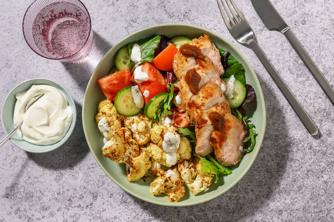 Seared Pork & Mumbai-Spiced Cauliflower