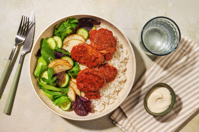 Sticky Asian Pork Medallions & Fluffy Rice