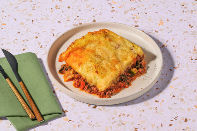 Italian Beef & Cheesy Potato-Top Pie