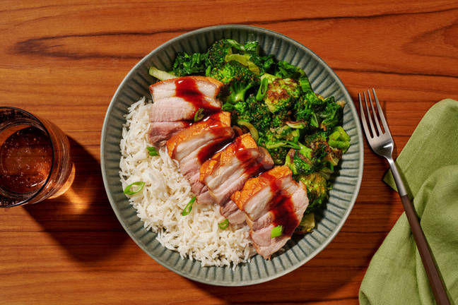 Crispy Roast Pork Belly Rice Bowl